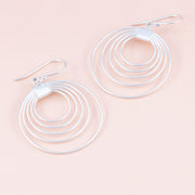 Sterling Silver Fivefold Dangle Earrings - The Silver Alchemist