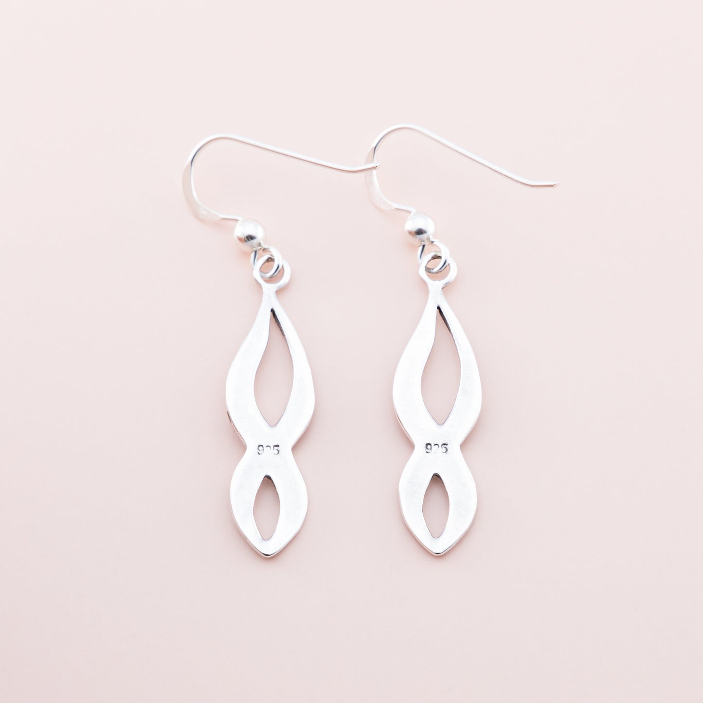 Infinity Marcasite Silver Earrings