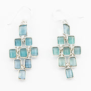 Apatite Gemstone Dangle Earrings