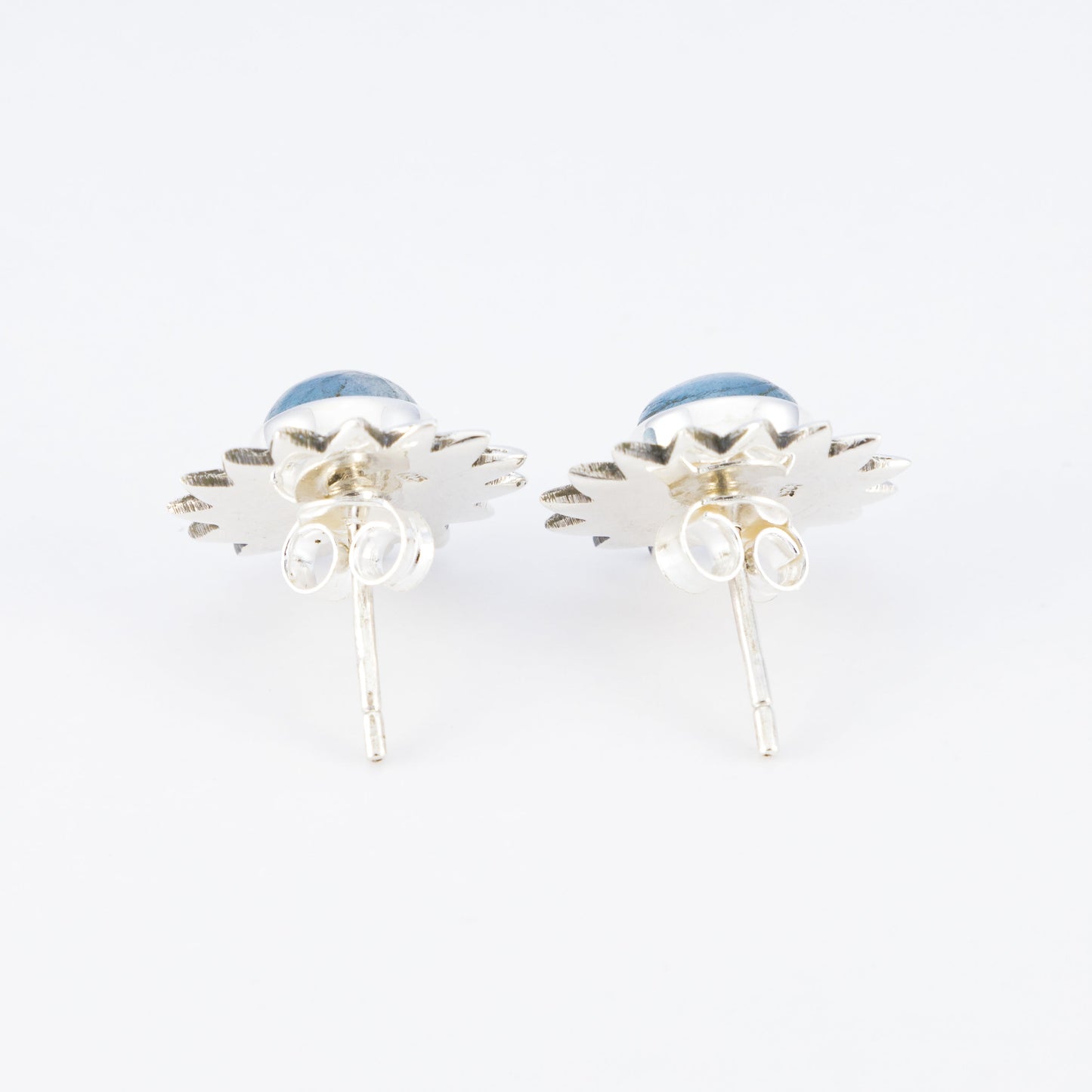 LAST PAIR - Apatite Gemstone Flower Studs