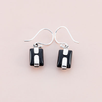 Black Onyx Dangle Earrings