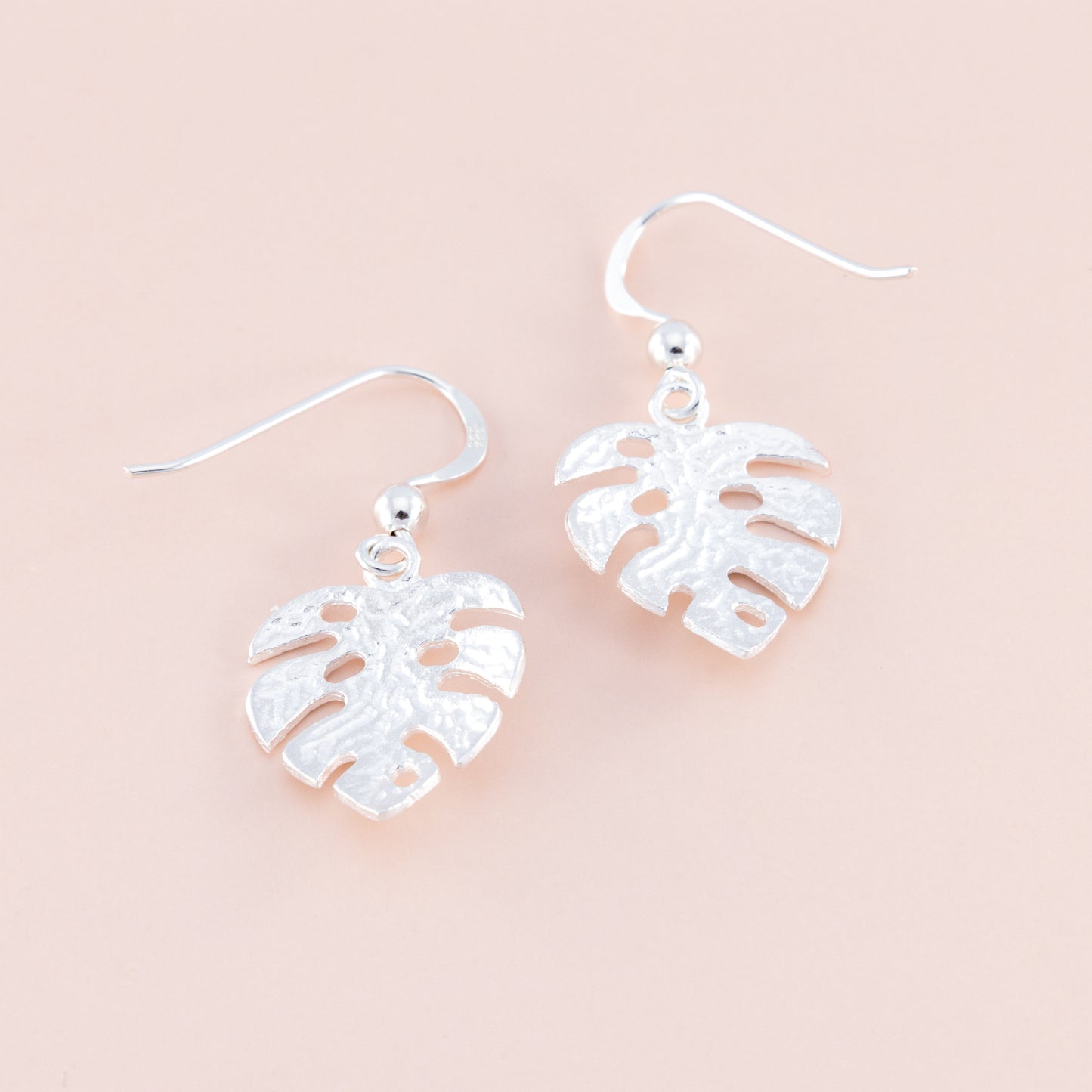 Monstera Leaf Dangle Earrings