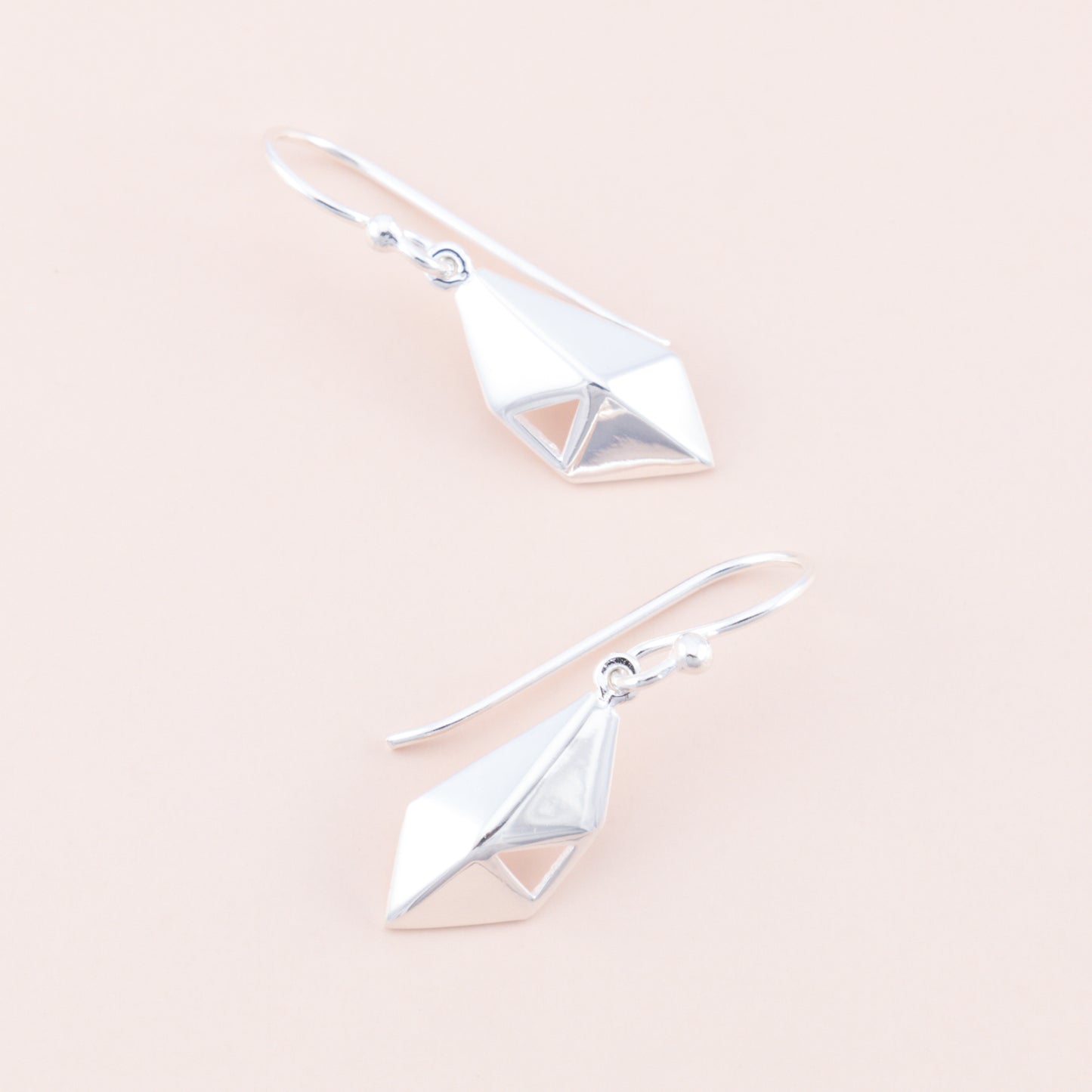 Sterling Silver Geometric Abstract Earrings - The Silver Alchemist