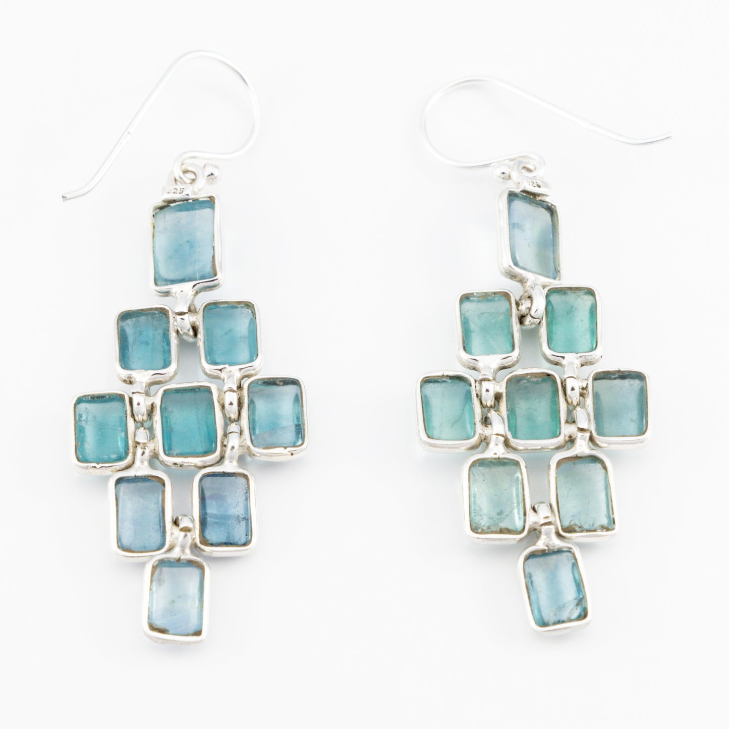 Apatite Gemstone Dangle Earrings