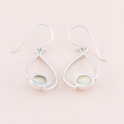 LAST PAIR - Water Drop Pearl Earrings