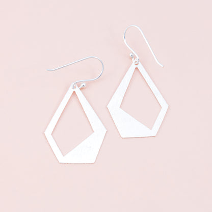 LAST PAIR - Abstract Geometric Matte Earrings