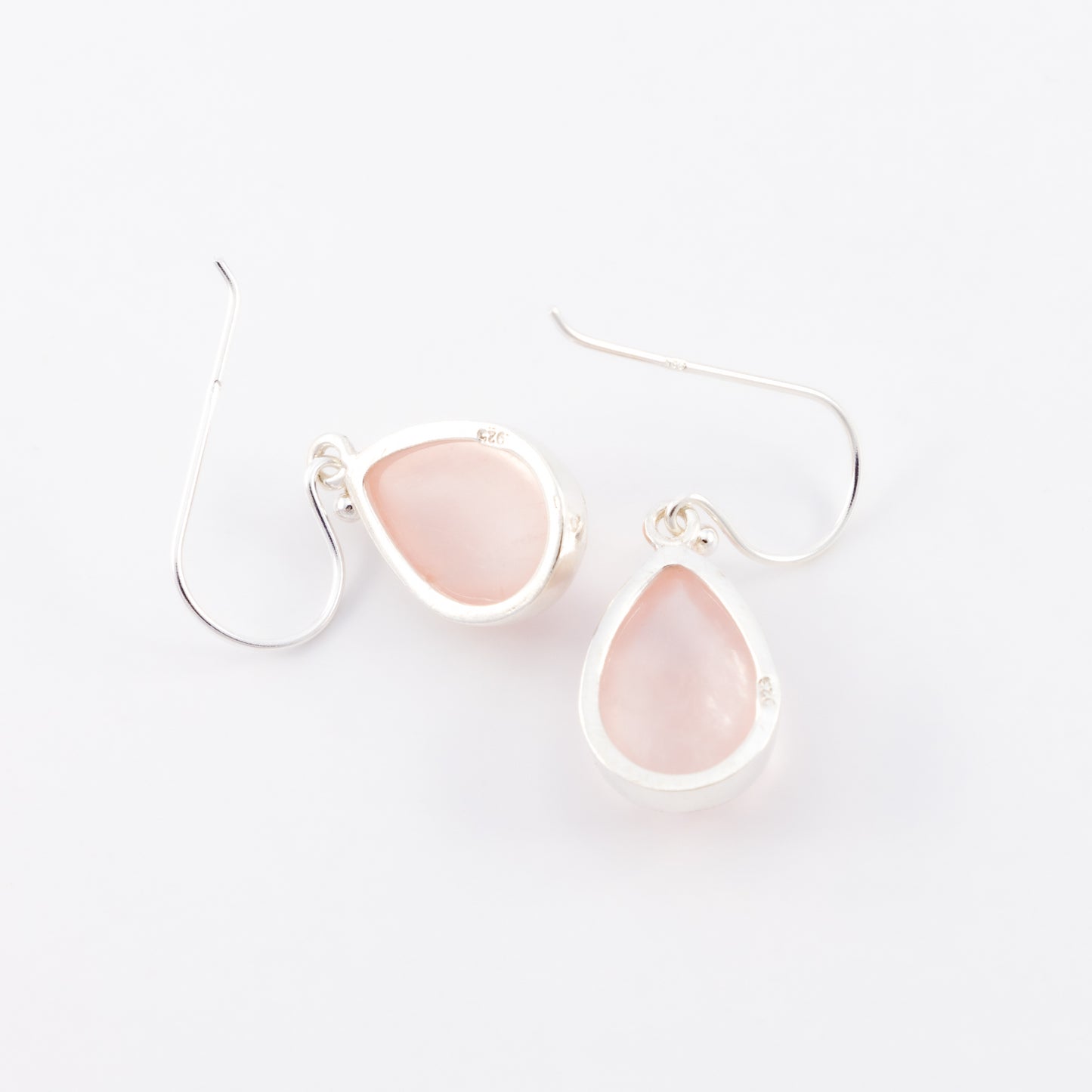 Rose Quartz Dangle Earrings