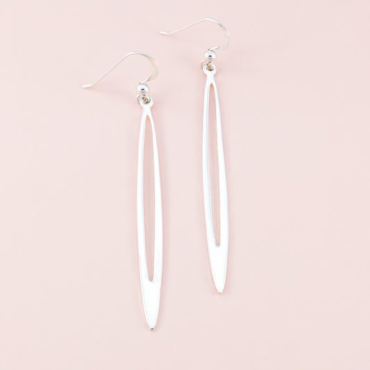 Sterling Silver Long Drop Earrings - The Silver Alchemist