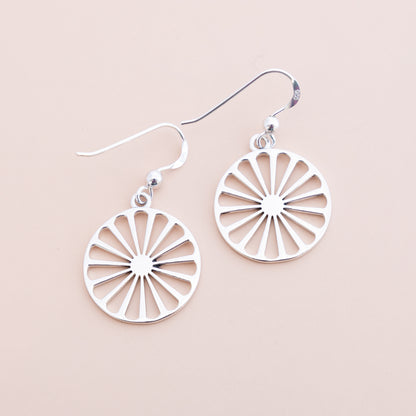 LAST PAIR - Citrus Style Silver Earrings