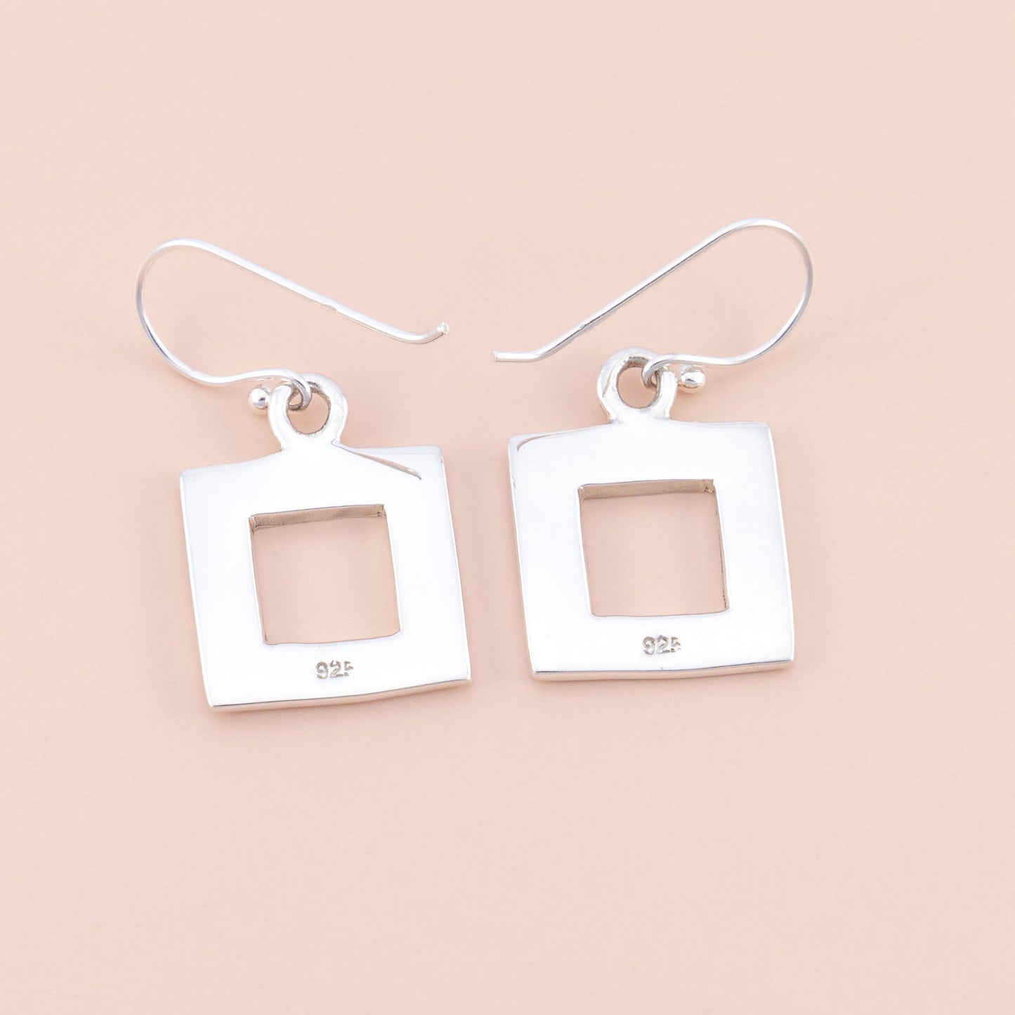 Mother of Pearl Square Earrings