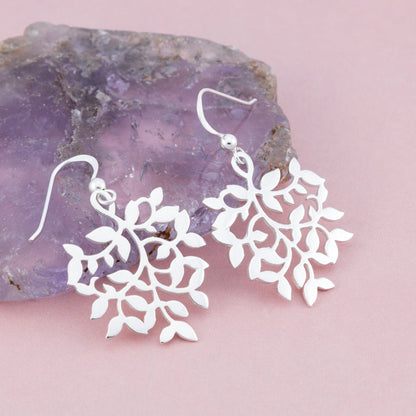 Sterling Silver Multi Leaf Earrings - The Silver Alchemist
