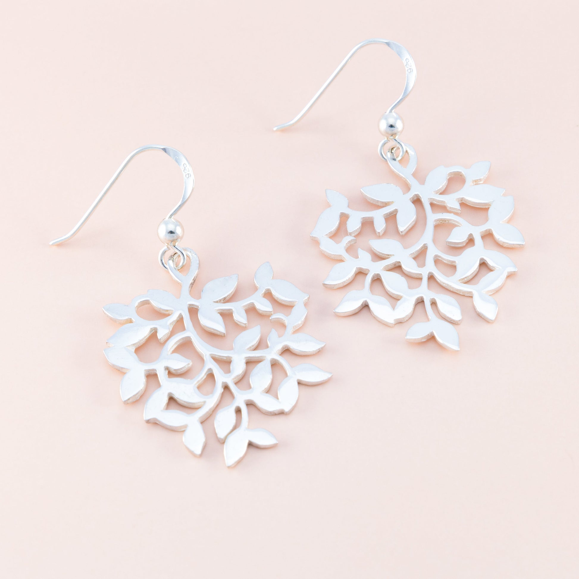 Sterling Silver Multi Leaf Earrings - The Silver Alchemist