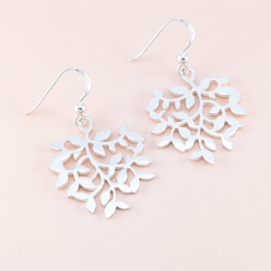 Sterling Silver Multi Leaf Earrings - The Silver Alchemist