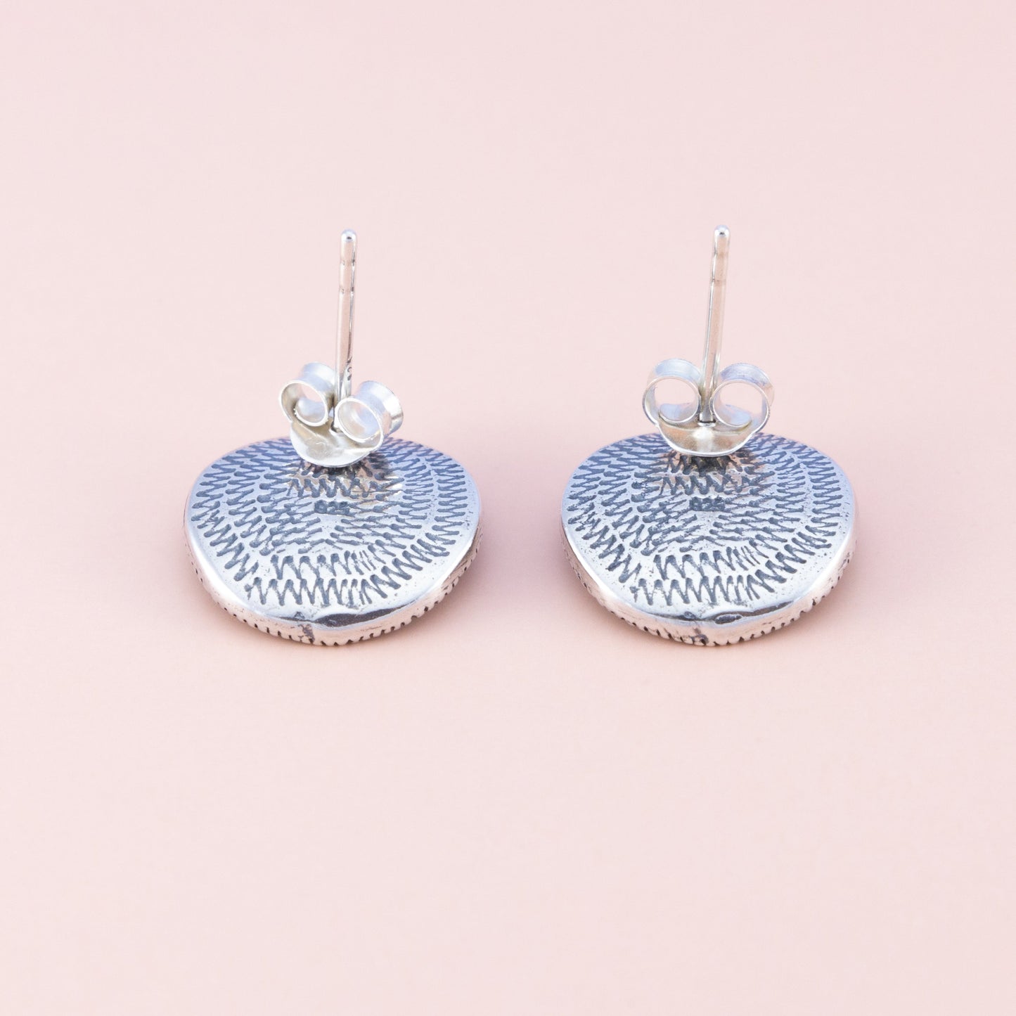 Round Marcasite Silver Studs