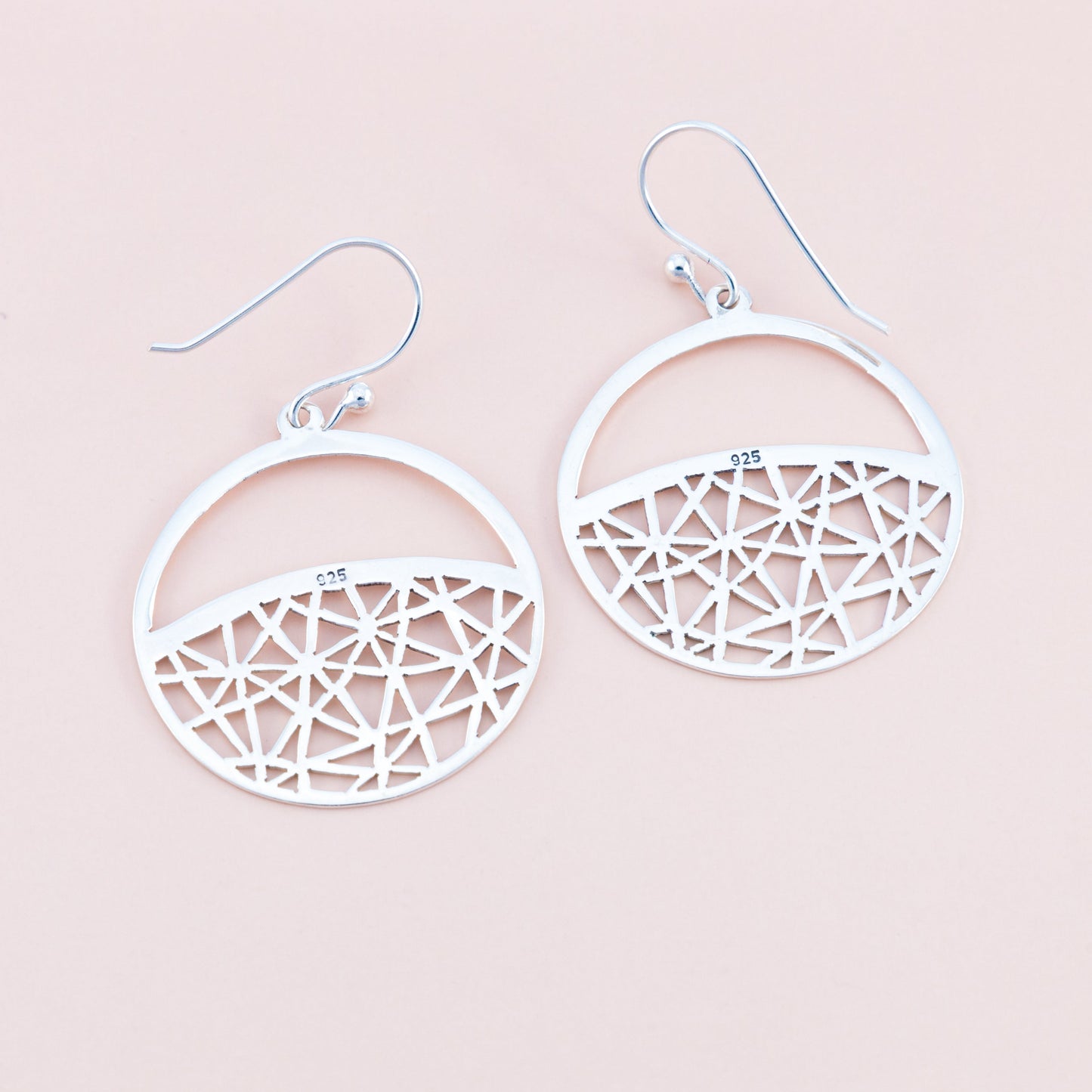 Scattered Crescent Dangle Earrings