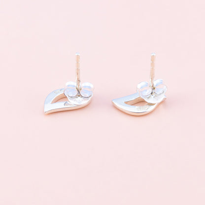 Singing Birds Silver Studs