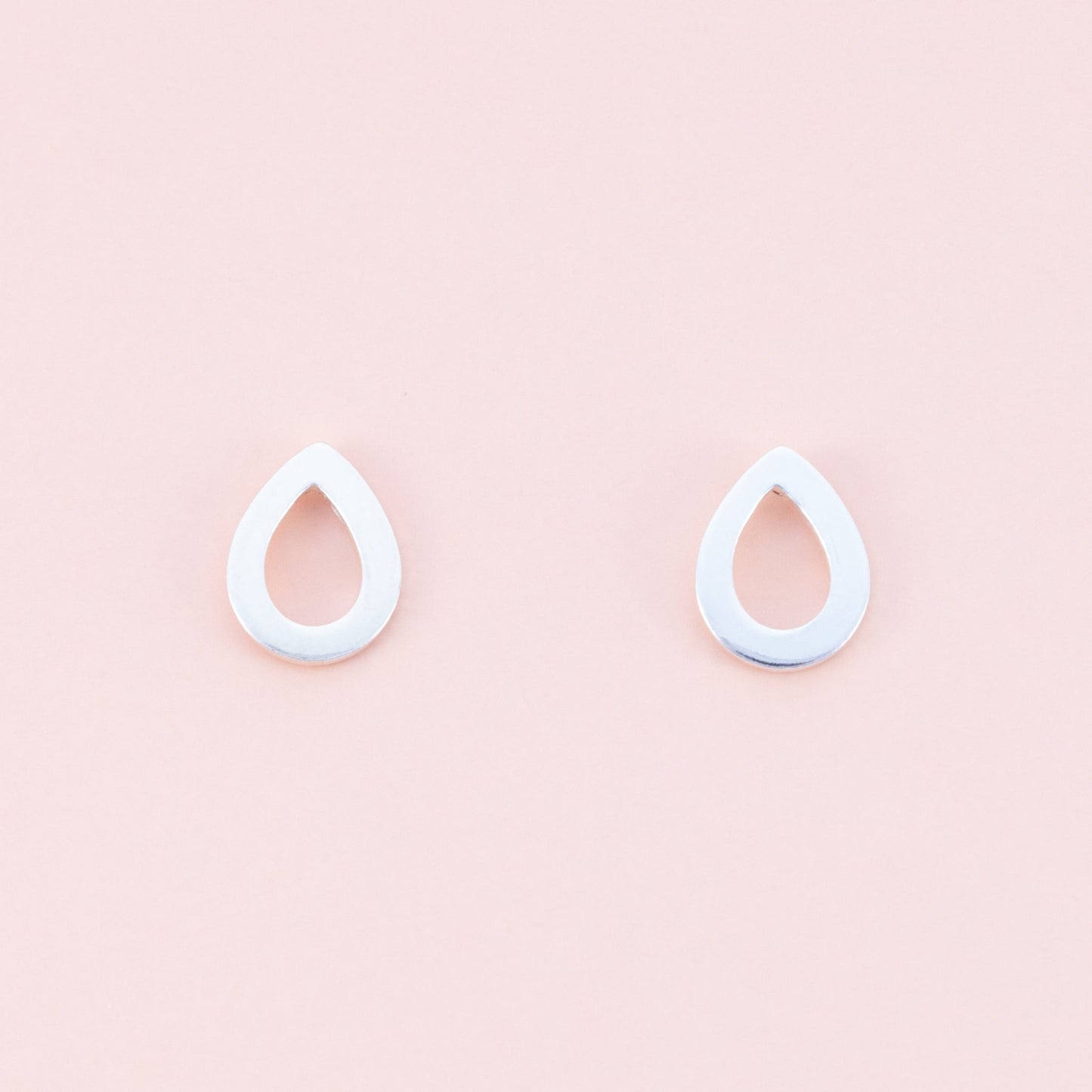 Sterling Silver Water Drop Studs - The Silver Alchemist