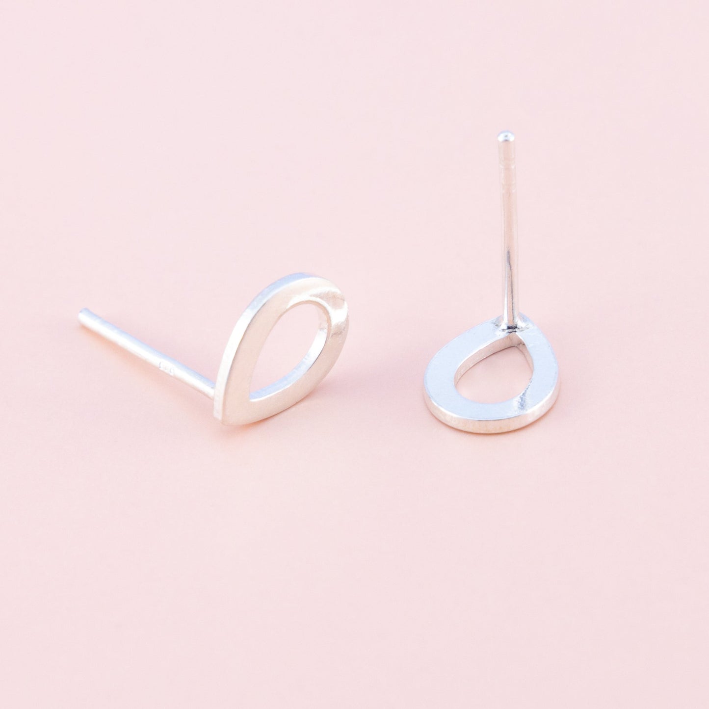 Sterling Silver Water Drop Studs - The Silver Alchemist