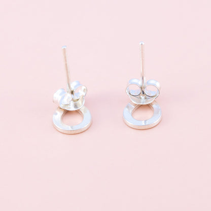 Water Drop Silver Studs